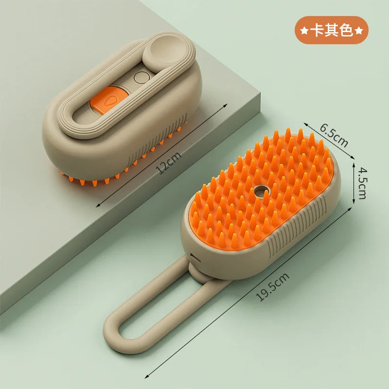 Cat Hair Brush Dog Hair Brush Electric Pet Cleaning Brush Steam Spray Brush Massage Hair Removal Comb Anti Flying Brush