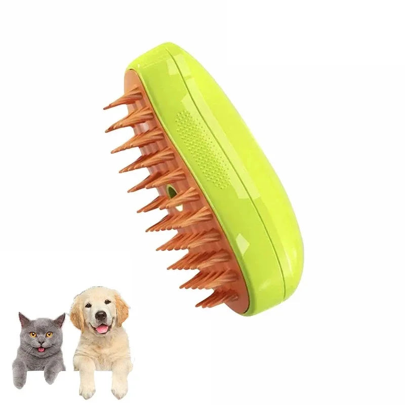 Cat Hair Brush Dog Hair Brush Electric Pet Cleaning Brush Steam Spray Brush Massage Hair Removal Comb Anti Flying Brush