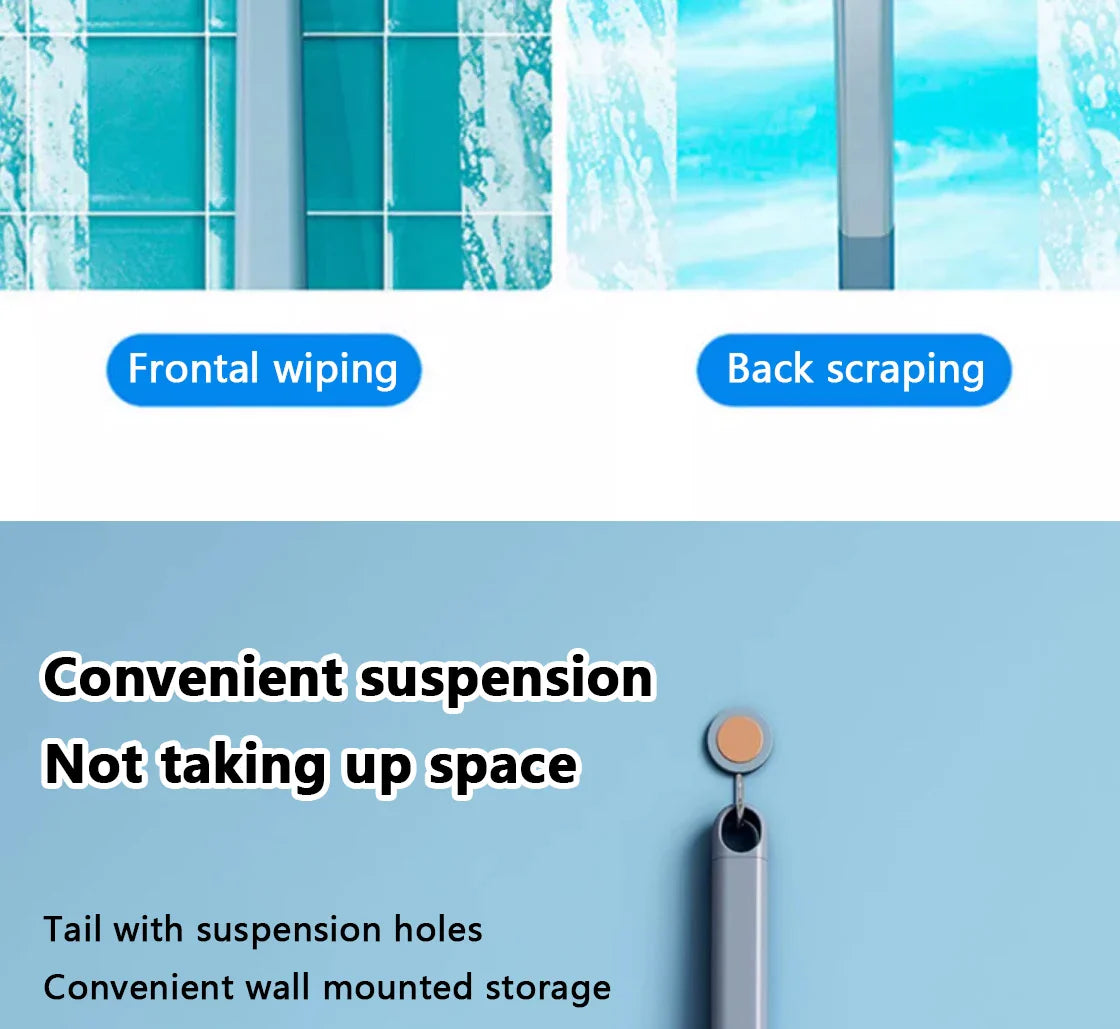 Multifunctional Pet Hair Remover Brush Long Handle Window Cleaning Brush Pet Fur Cleaning Tool Manual Cat Dog Hair Remover Brush